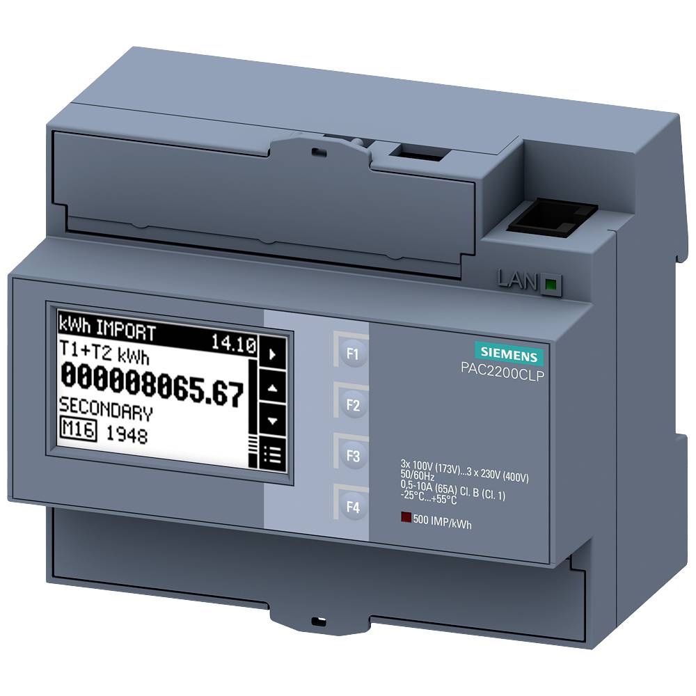 Siemens 7KM2200-2EA40-1JA1 digitální měřič na DIN lištu