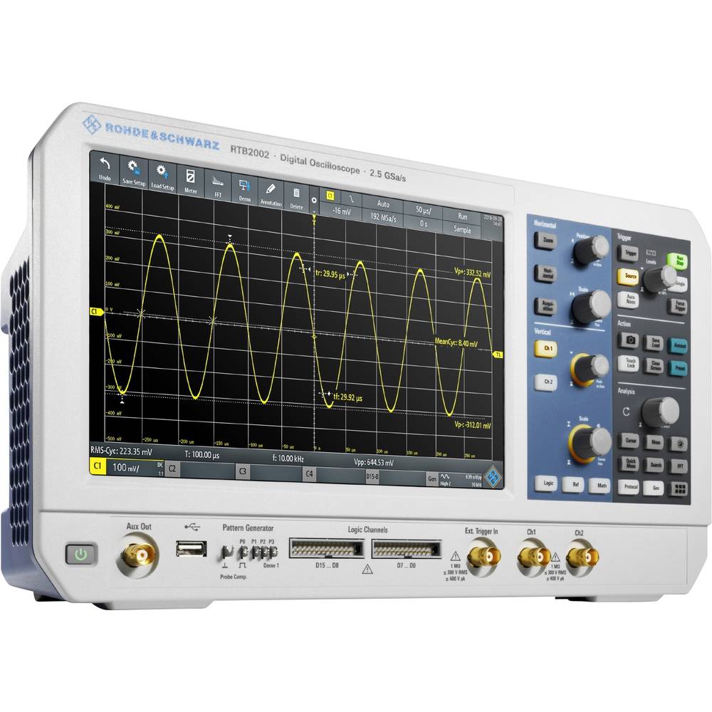 Rohde & Schwarz RTB2002EDU digitální osciloskop 70 MHz 2kanálový 1 ks