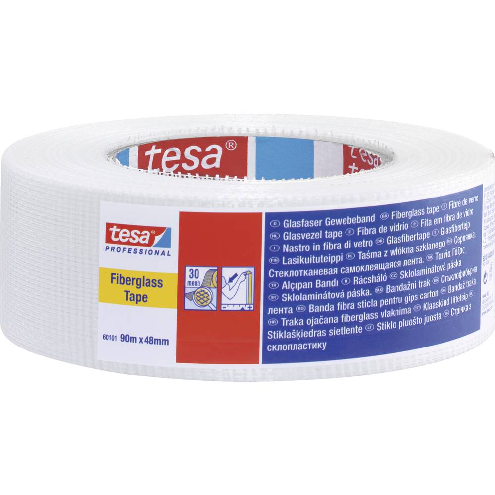 tesa Tesa 60101-00002-00 páska se skelným vláknem tesa® Professional bílá (d x š) 90 m x 48 mm 1 ks