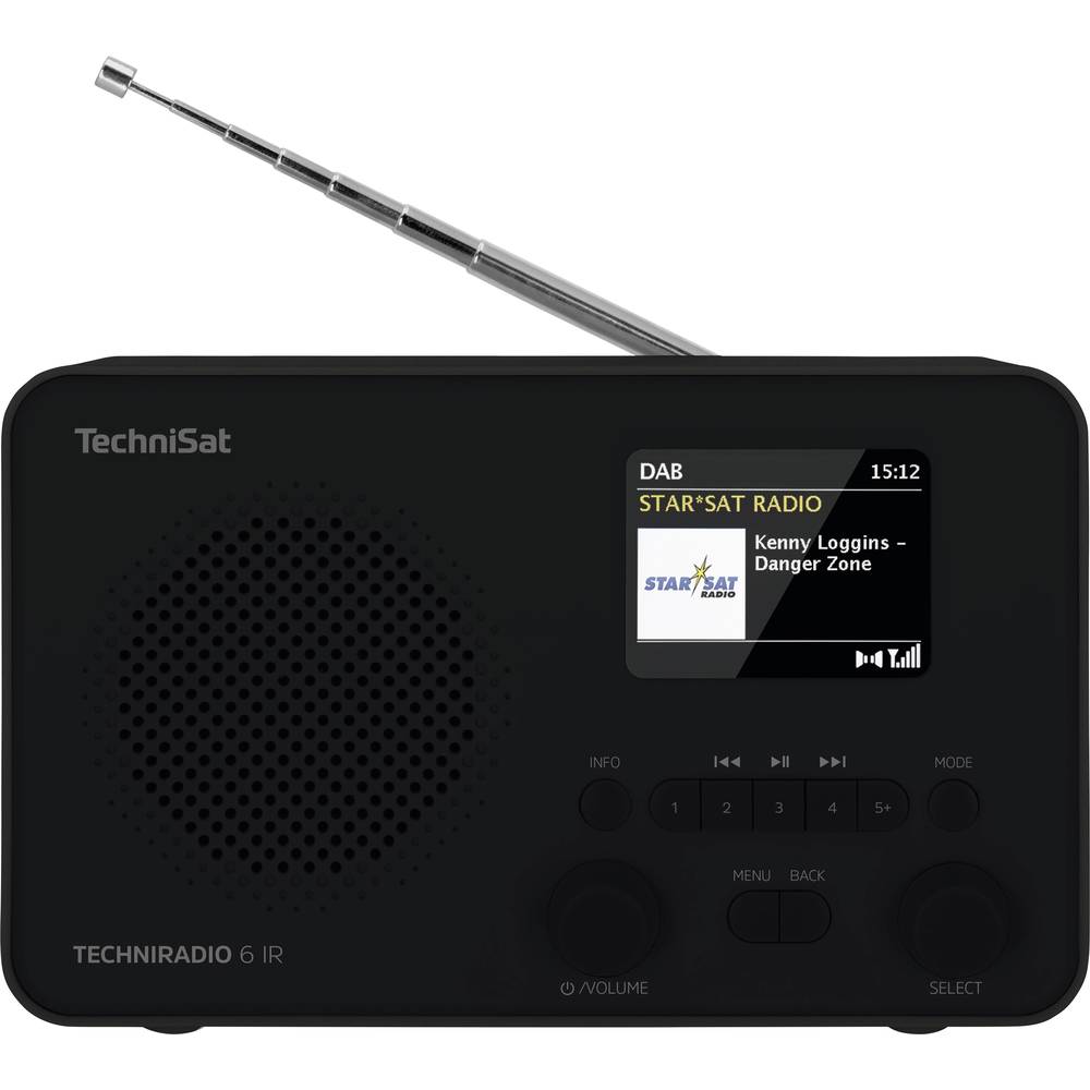 TechniSat TECHNIRADIO 6 IR internetové kapesní rádio internetové, DAB+, FM Bluetooth, Wi-Fi, internetové rádio funkce al
