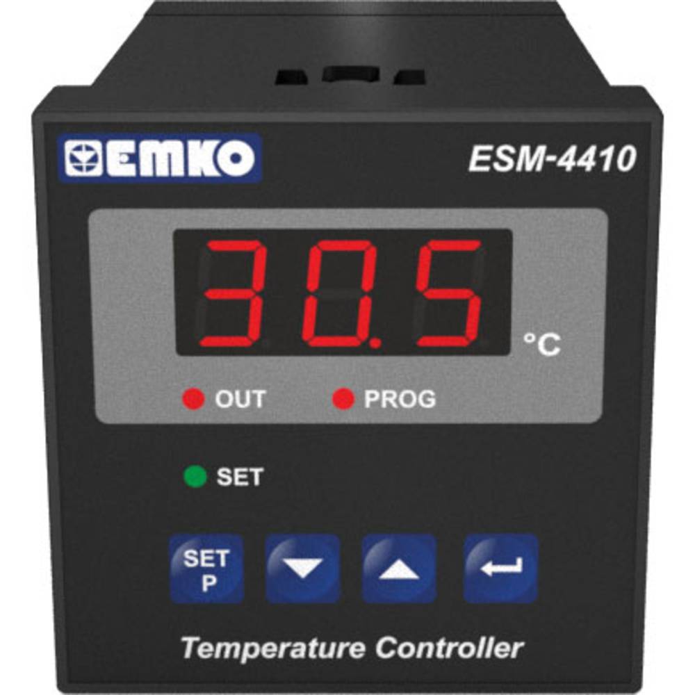 Emko ESM-4410.2.10.0.1/00.00/2.0.0.0 2bodový regulátor termostat K 0 do 999 °C relé 7 A (d x š x v) 95 x 48 x 48 mm
