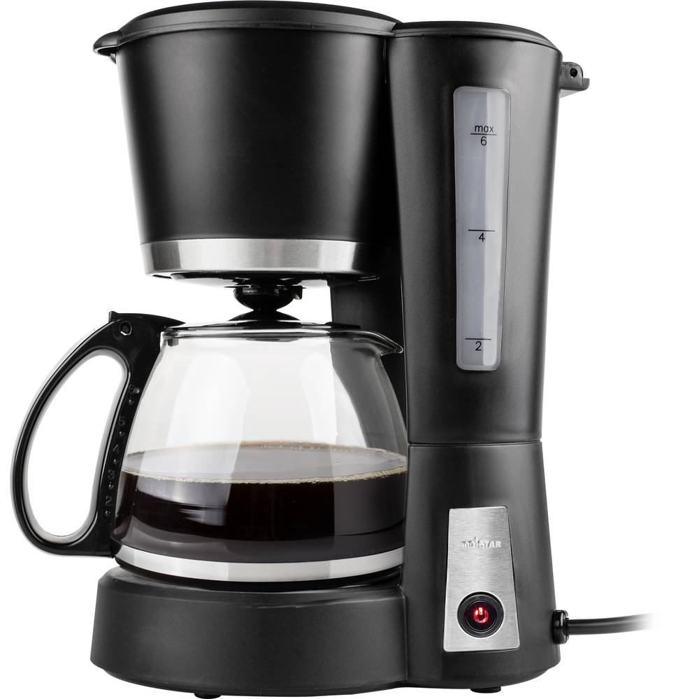 Tristar CM-1233 kávovar černá připraví šálků najednou=6 skleněná konvice, funkce uchování teploty