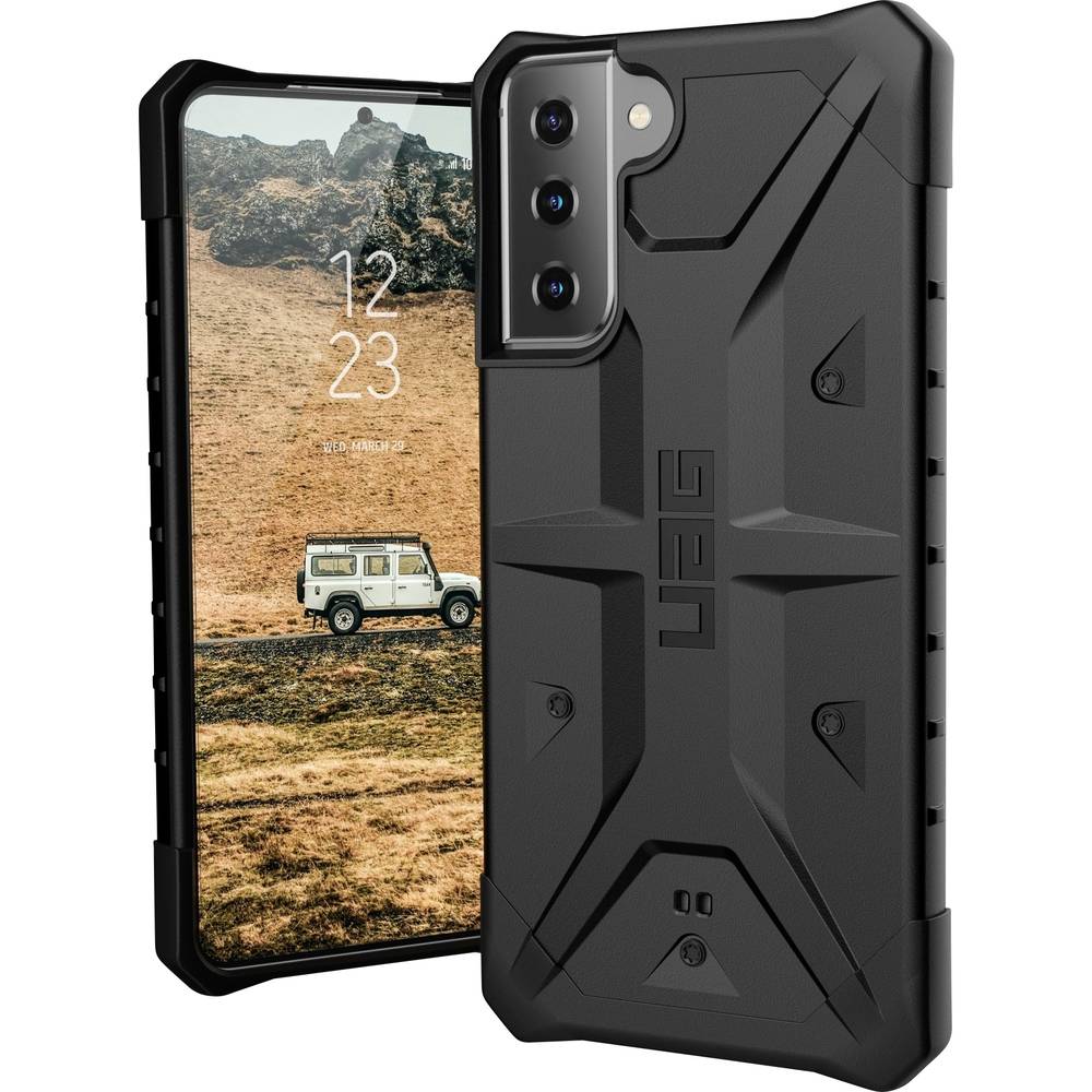 Urban Armor Gear Pathfinder venkovní pouzdro Samsung Galaxy S21+ (5G) černá indukční nabíjení, odolné vůči nárazům