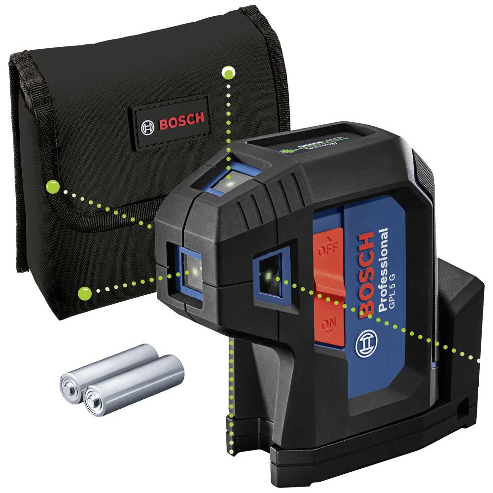 Bosch Professional GPL 5 G bodový laser vč. tašky