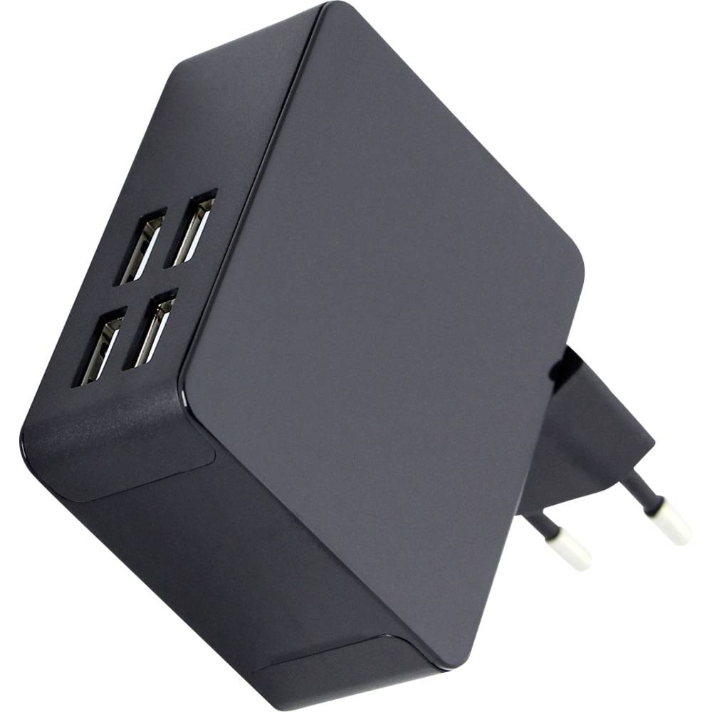 HN Power HNP36-4USB USB nabíječka 36 W do zásuvky (230 V) Výstupní proud (max.) 7200 mA Počet výstupů: 4 x USB 2.0 zásuv