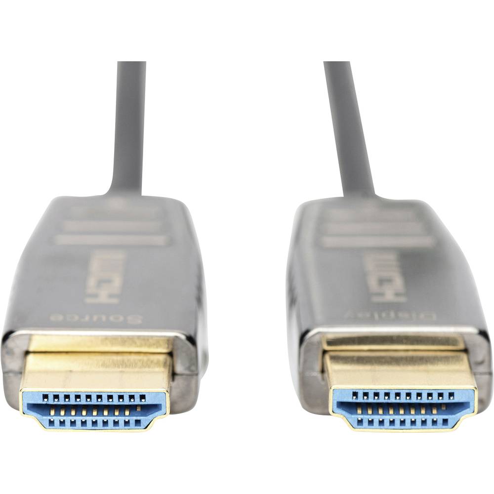 Digitus HDMI kabel Zástrčka HDMI-A, Zástrčka HDMI-A 20.00 m černá AK-330126-200-S #####8K UHD, dvoužilový stíněný HDMI k