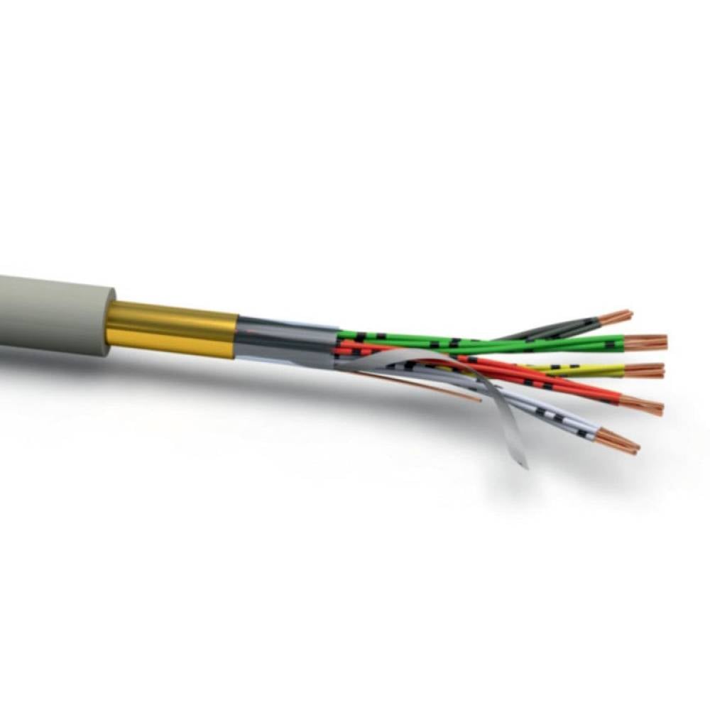 VOKA Kabelwerk 16408100 telekomunikační kabel J-H(St)H 6 x 2 x 0.60 mm² šedá (RAL 7035) 500 m
