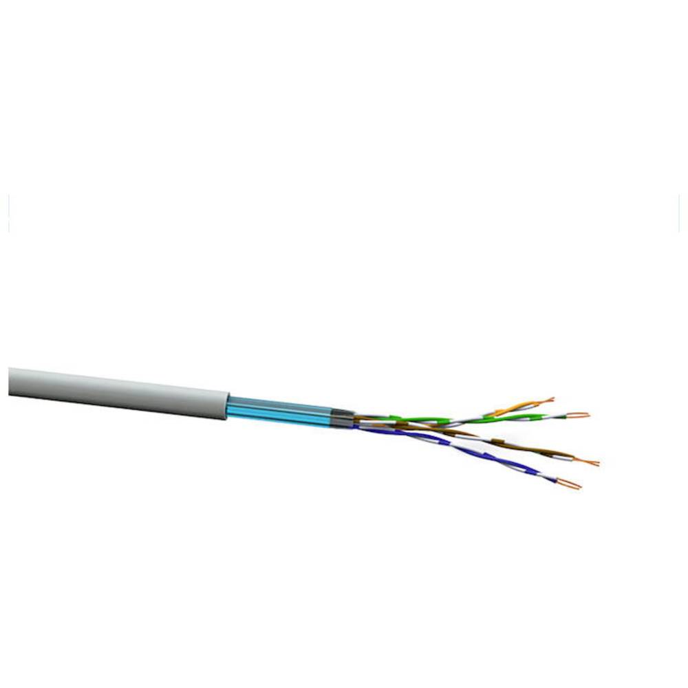 VOKA Kabelwerk 10308000 ethernetový síťový kabel CAT 5e F/UTP 4 x 2 x 0.205 mm² šedá (RAL 7035) 100 m
