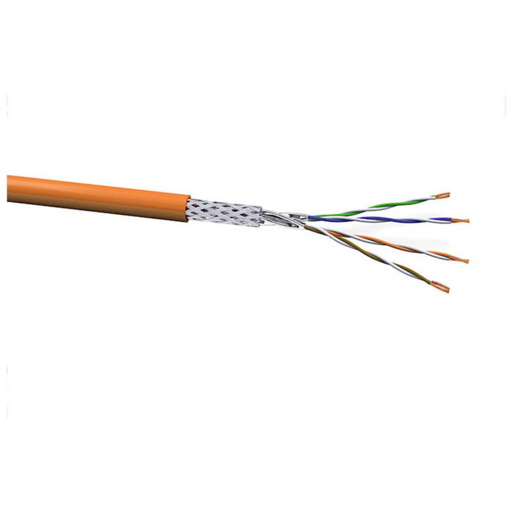 VOKA Kabelwerk 17020350 ethernetový síťový kabel CAT 7 S/FTP 4 x 2 x 0.259 mm² oranžová 500 m