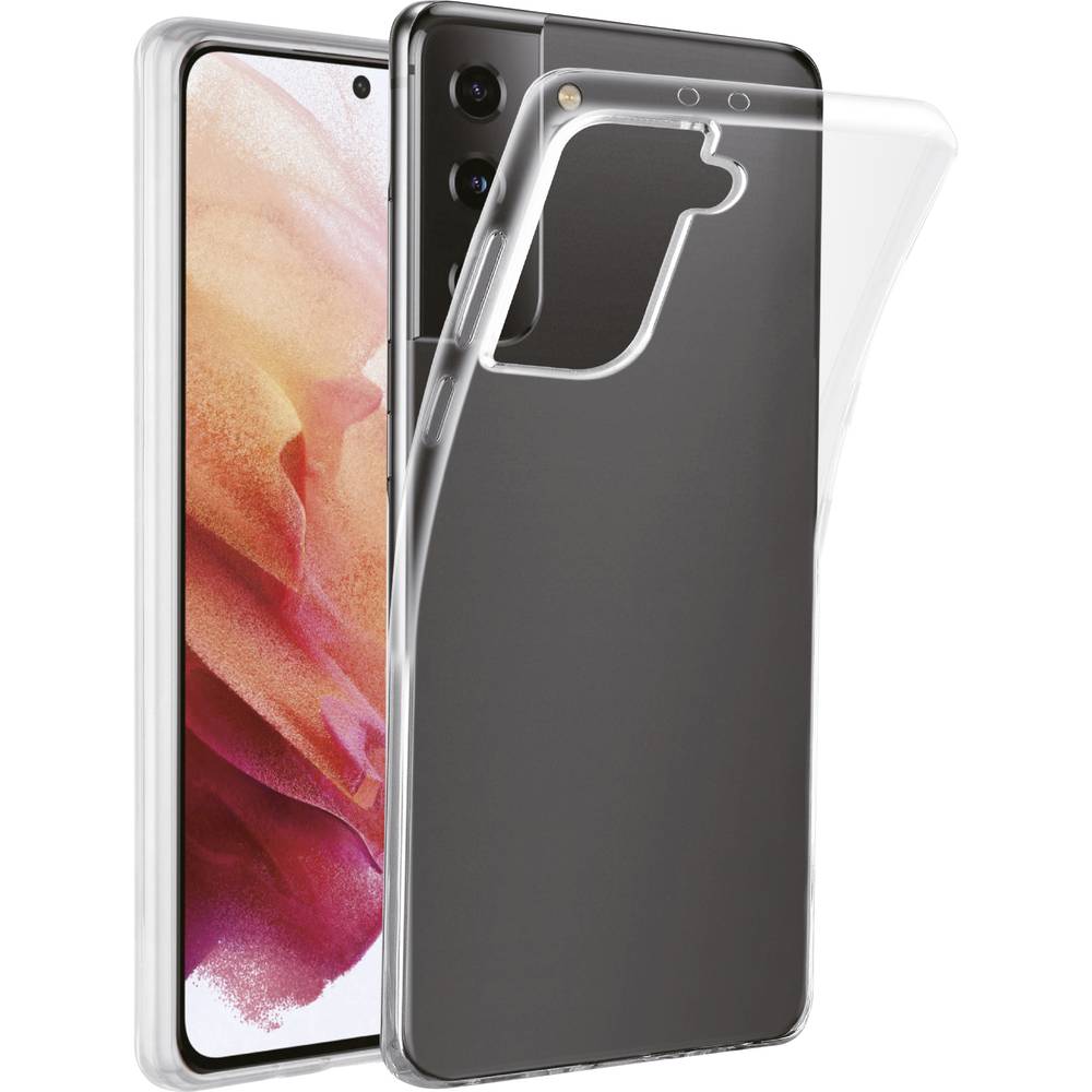 Vivanco Super Slim zadní kryt na mobil Samsung Galaxy S21 (5G) transparentní indukční nabíjení, odolné vůči stříkající v
