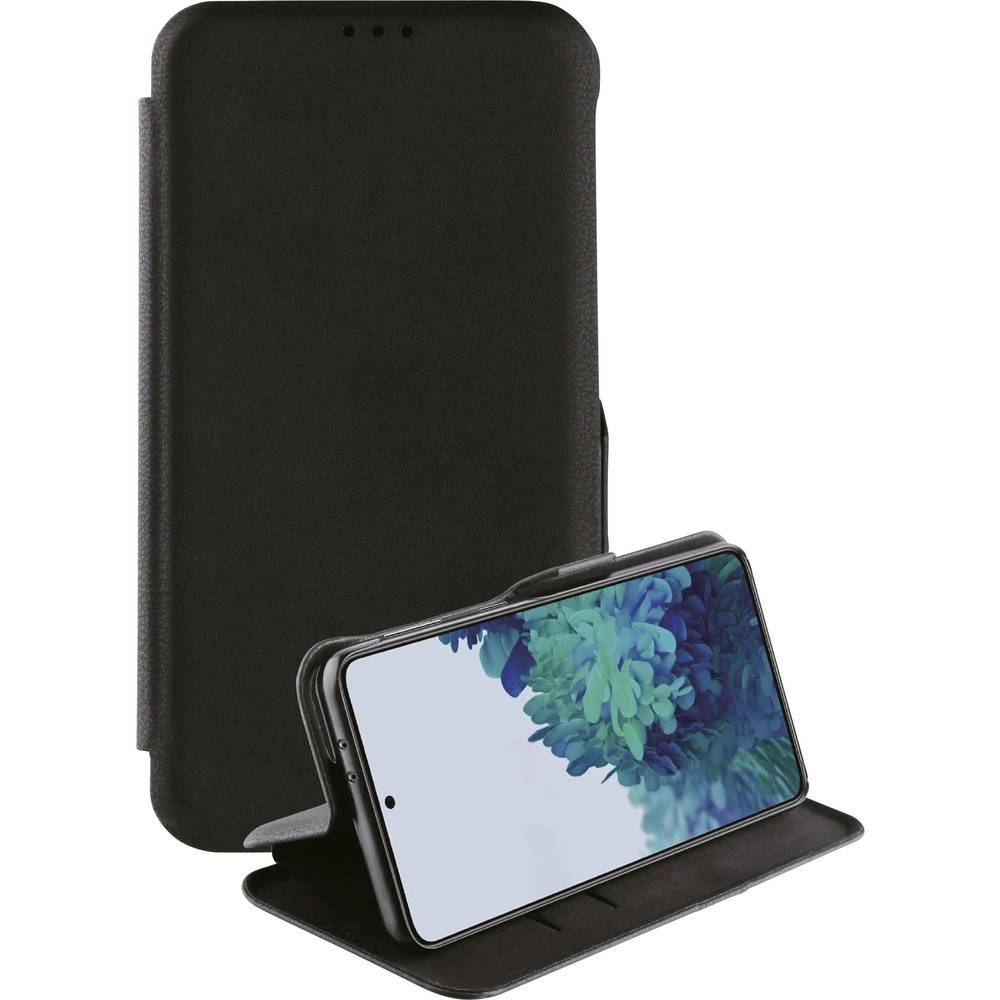 Vivanco Casual Booklet Samsung Galaxy S21 Ultra (5G) černá nepropustný vůči písku, odolné vůči stříkající vodě, stojící,