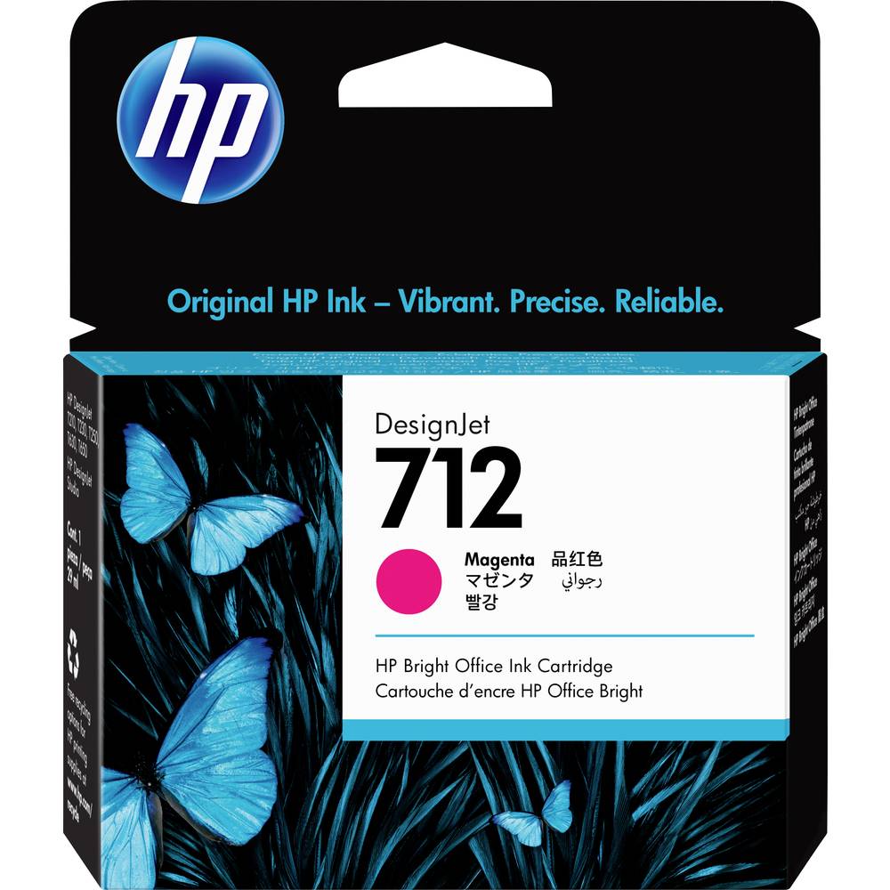 HP Inkoustová kazeta 712 originál Single purppurová 3ED68A