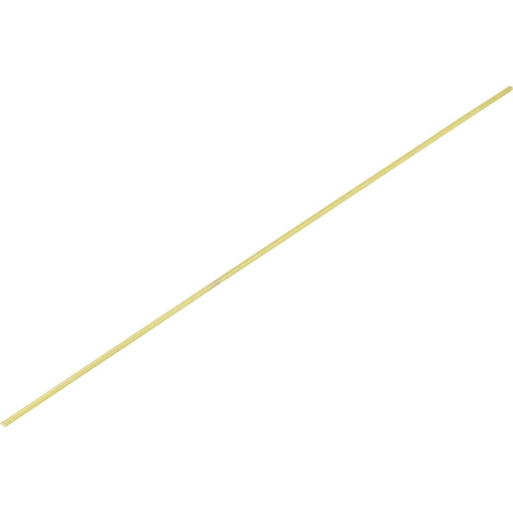mosaz plochá hrana tyčový profil (d x š x v) 500 x 4 x 4 mm 1 ks