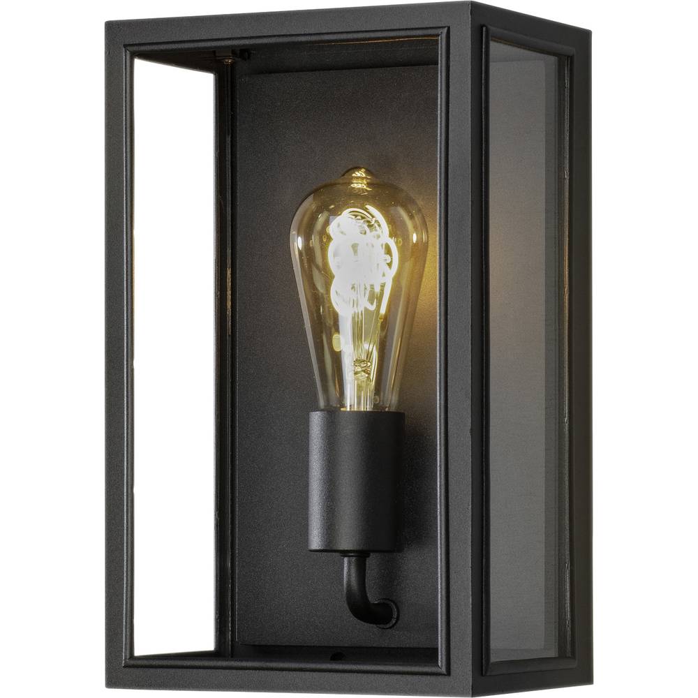 Konstsmide Carpi 7347-750 venkovní nástěnné osvětlení, nástěnné světlo úsporná žárovka, žárovka, LED E27 černá