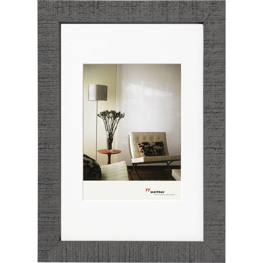 walther+ design HO030D vyměnitelný fotorámeček Formát papíru: 20 x 30 cm šedá