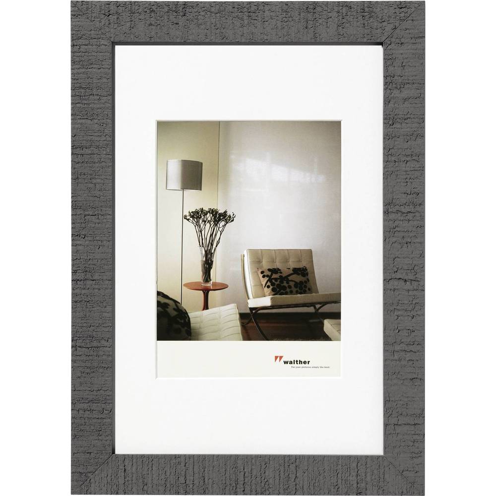 walther+ design HO040D vyměnitelný fotorámeček Formát papíru: 30 x 40 cm šedá