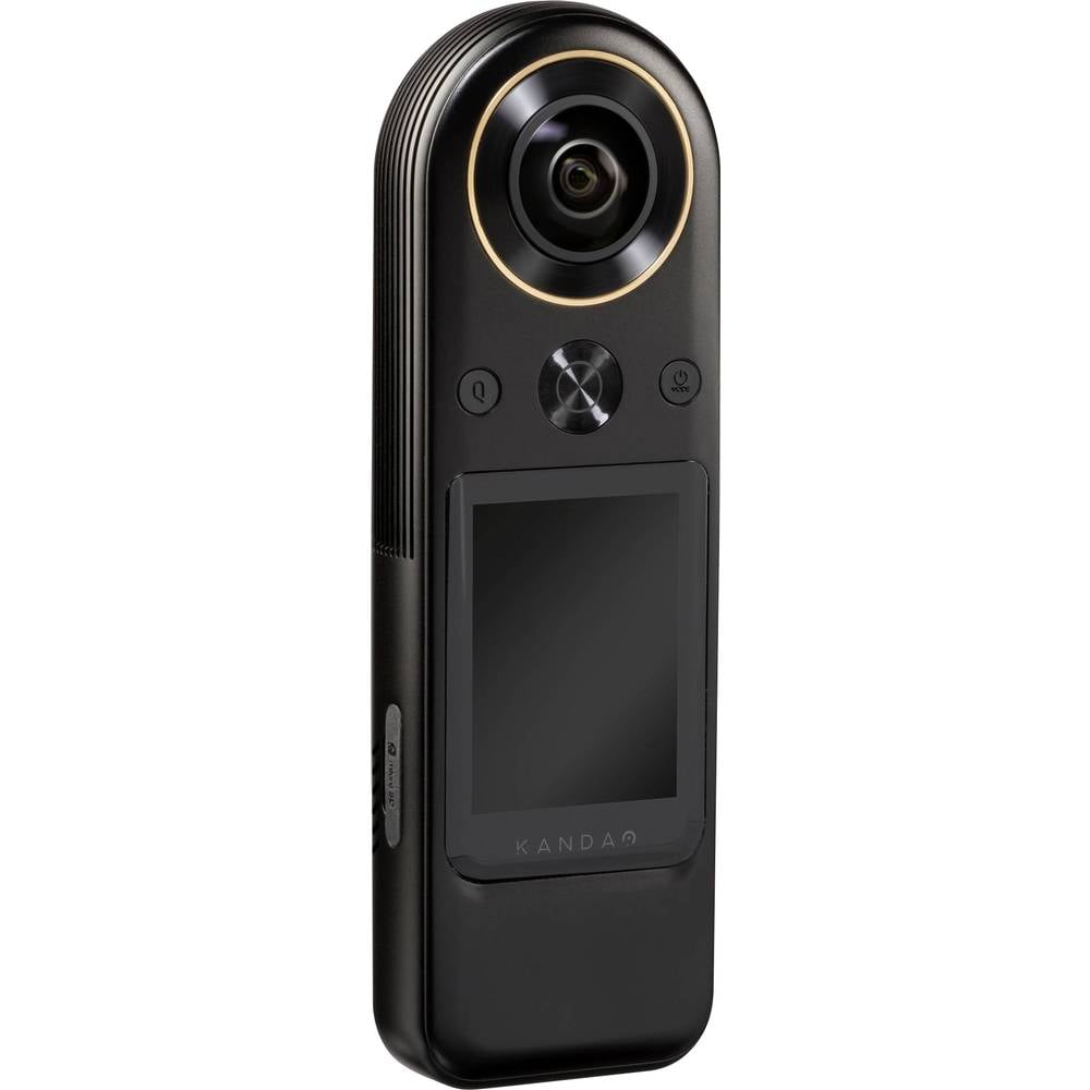 Kandao Panoramatická 360° kamera černá 4K video, Full HD videozáznam, ochrana proti stříkající vodě, Zpomalený pohyb / č