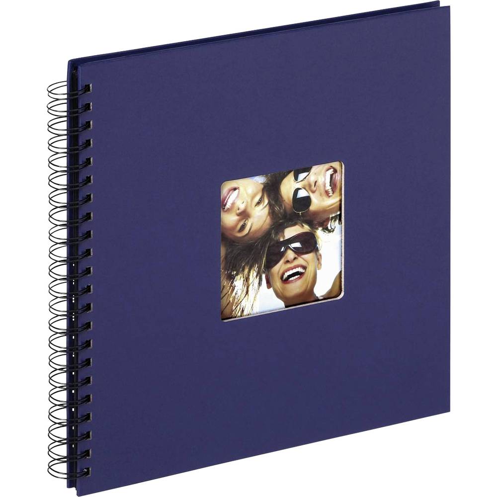 walther+ design SA-110-L album se spirálovou vazbou (š x v) 30 cm x 30 cm modrá 50 Seiten