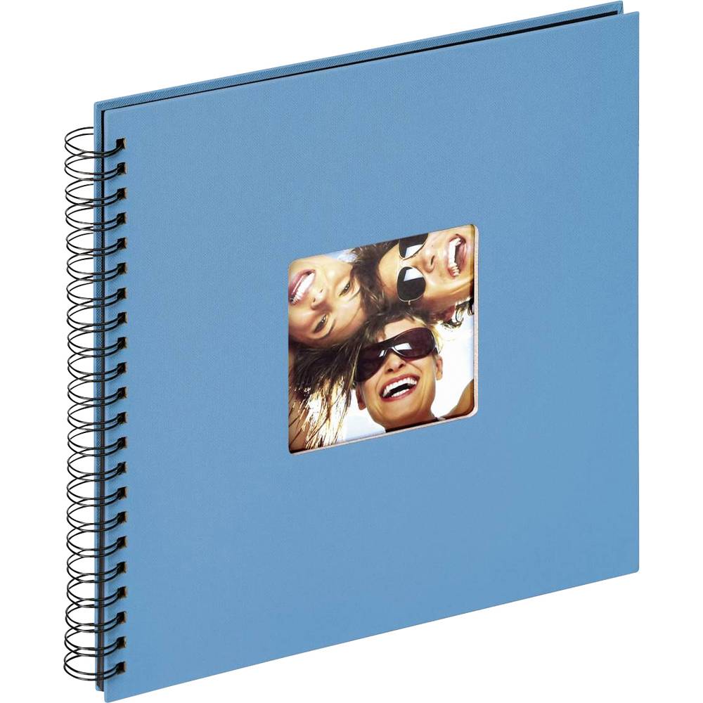 walther+ design SA-110-U album se spirálovou vazbou (š x v) 30 cm x 30 cm modrá 50 Seiten