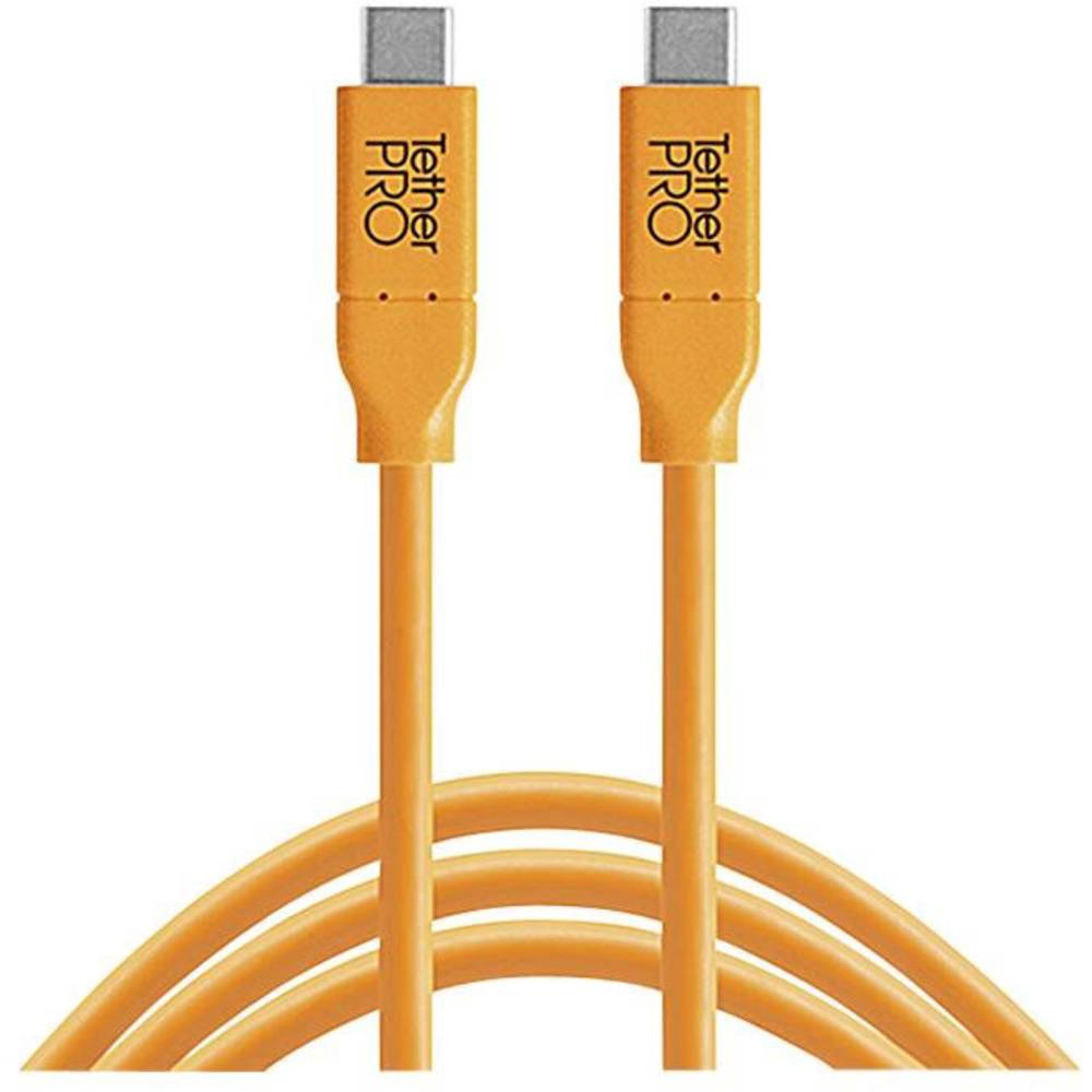 Tether Tools USB kabel USB-C ® zástrčka, USB-C ® zástrčka 4.60 m oranžová CUC15-ORG