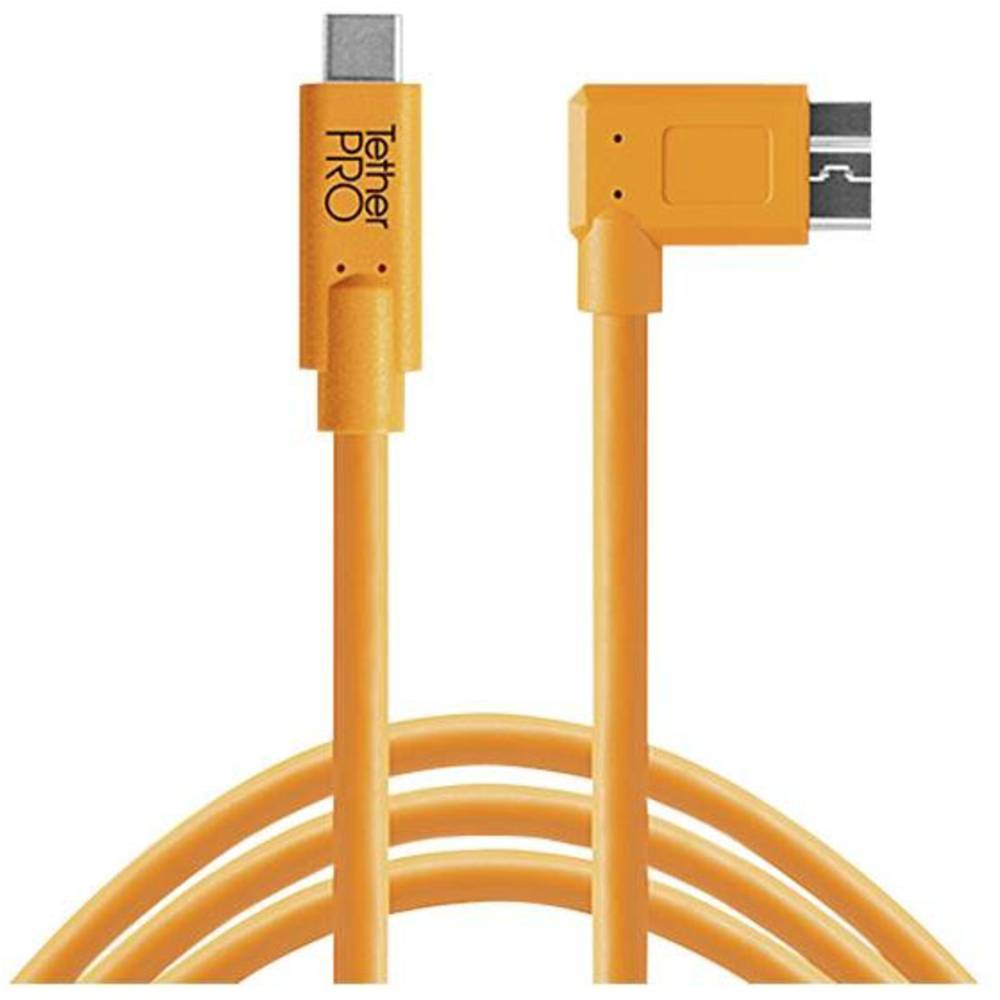 Tether Tools USB kabel USB-C ® zástrčka, USB Micro-B 3.0 zástrčka 4.60 m oranžová CUC33R15-ORG