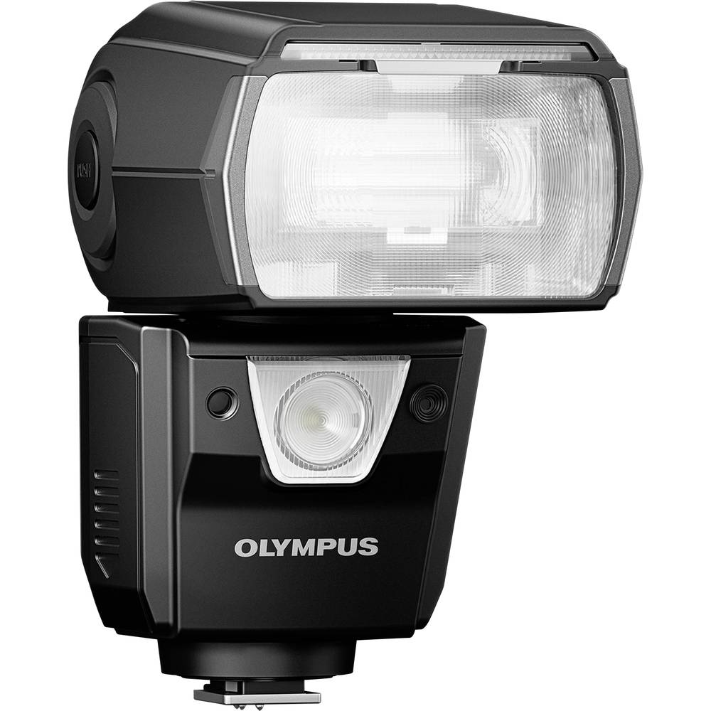 nástrčný fotoblesk Olympus Vhodná pro (kamery)=Olympus Směrné číslo u ISO 100/50 mm=58