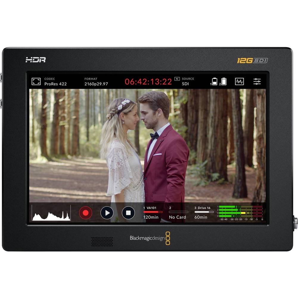 Blackmagic Design Blackmagic video monitor 17.8 cm 7 palec HDMI™, SDI, XLR