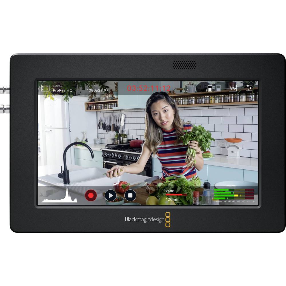 Blackmagic Design Blackmagic video monitor 12.7 cm 5 palec Audio-Line-in , Audio-Line-out , HDMI™, SDI