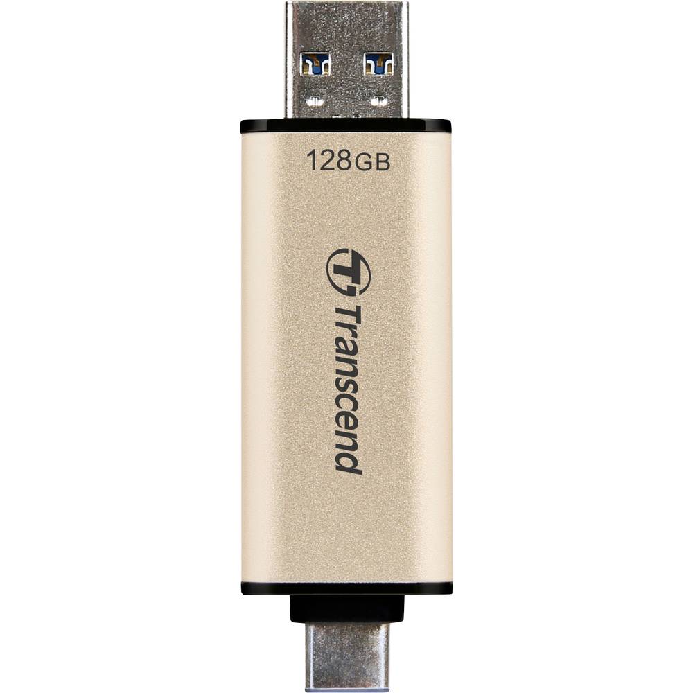 Transcend JetFlash 930C USB flash disk 128 GB zlatá TS128GJF930C USB 3.2 (Gen 1x1) , USB-C®