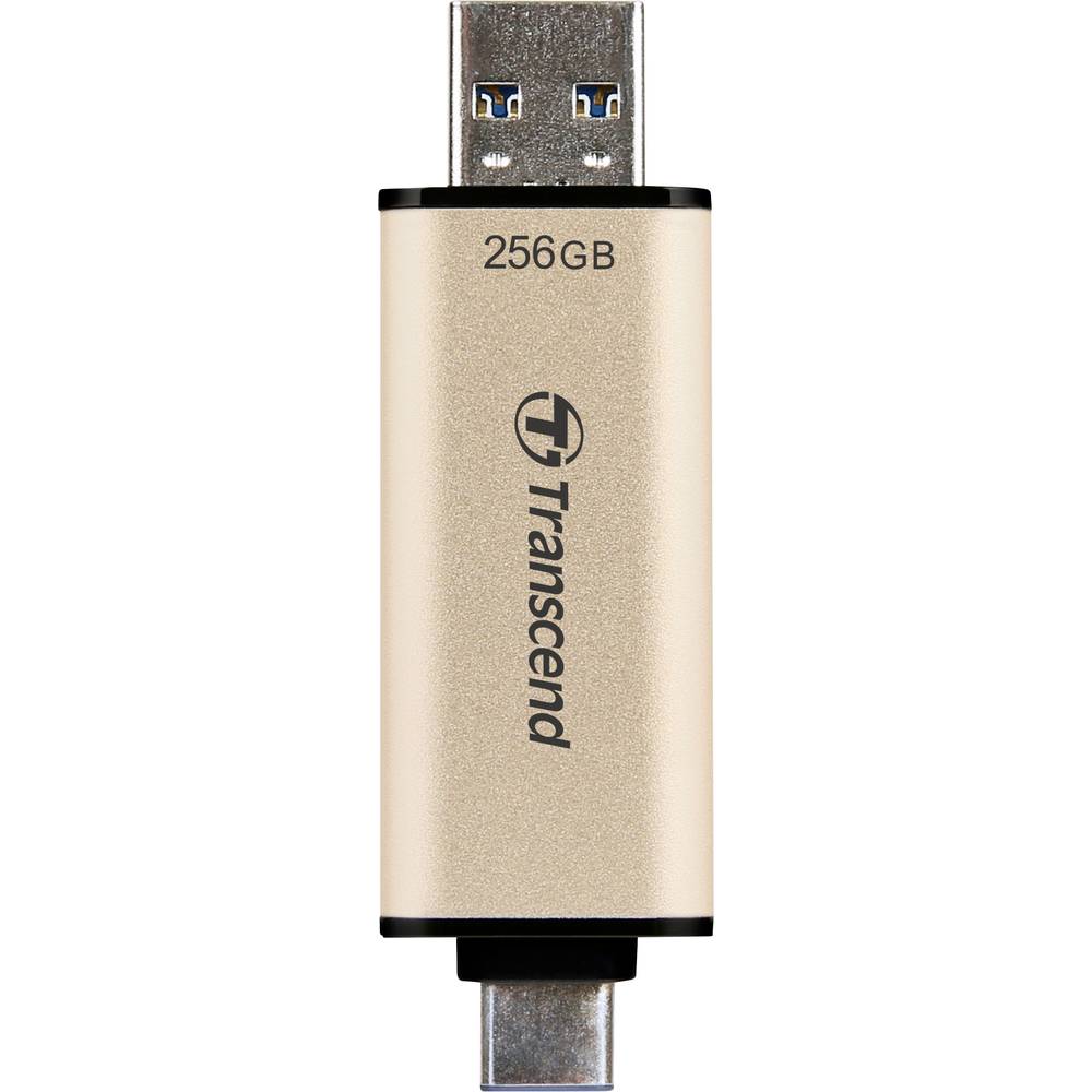 Transcend JetFlash 930C USB flash disk 256 GB zlatá TS256GJF930C USB 3.2 (Gen 1x1) , USB-C®