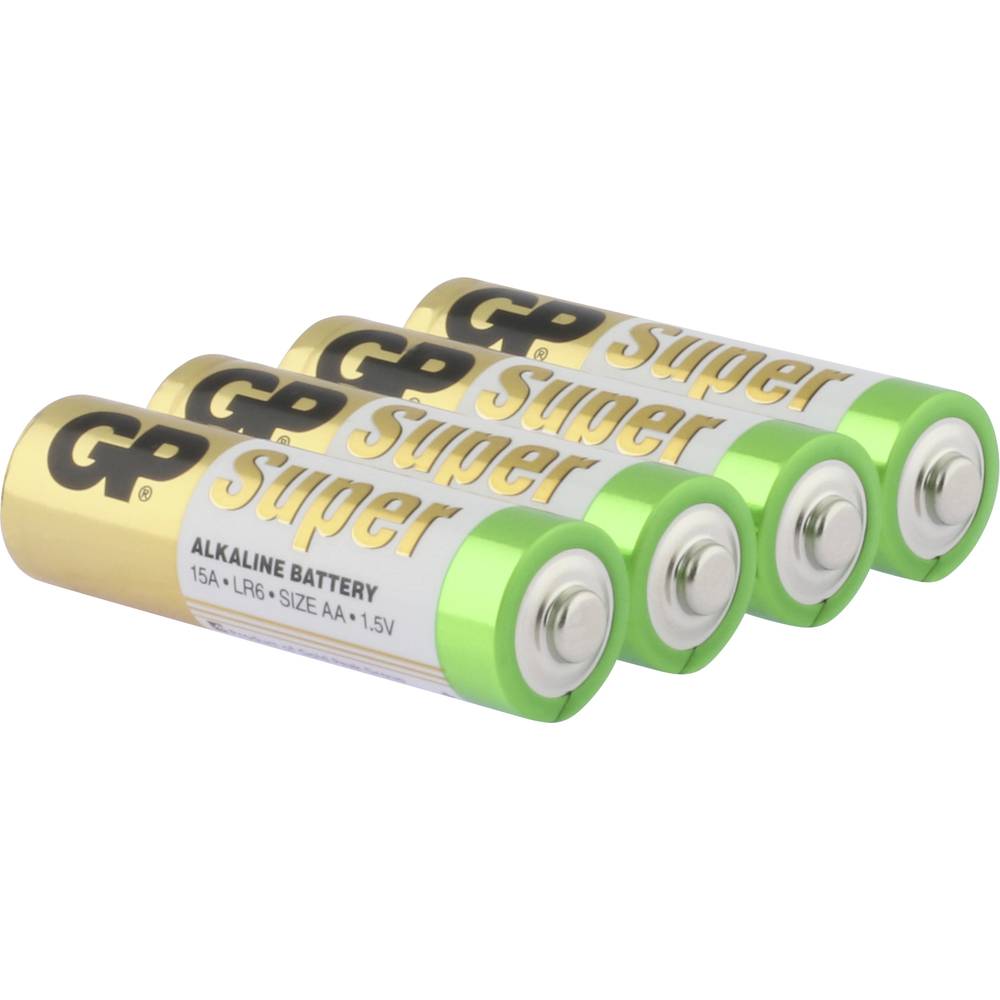 GP Batteries Super tužková baterie AA alkalicko-manganová 1.5 V 4 ks