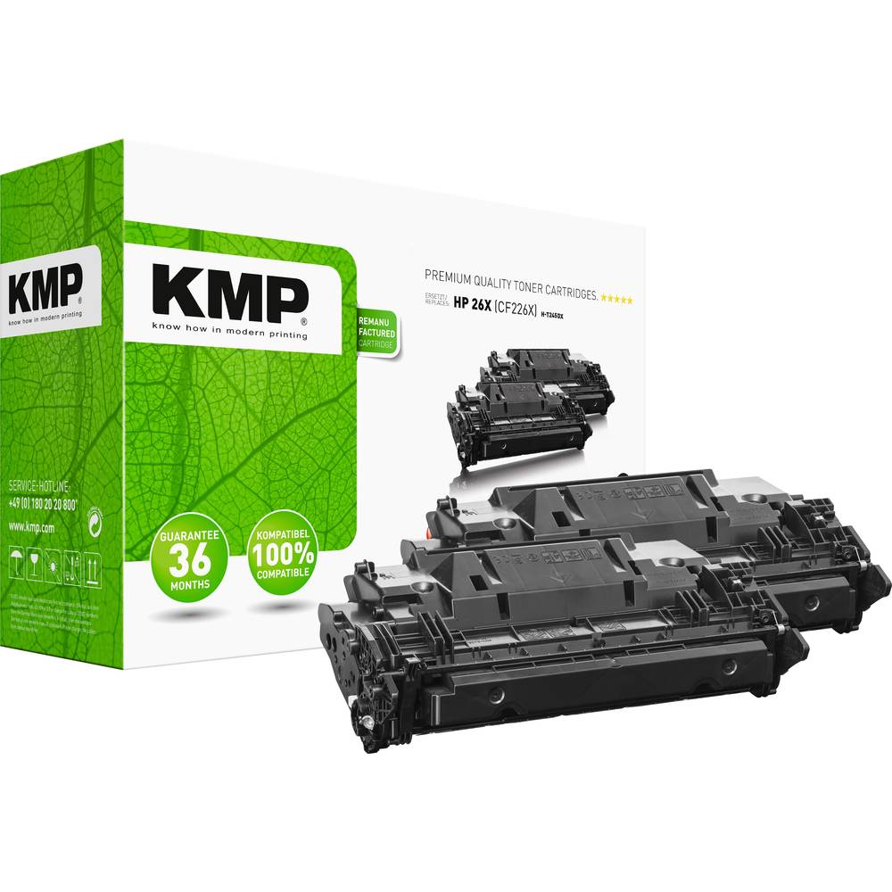 KMP Toner náhradní HP HP 26X (CF226X) kompatibilní Dual černá 12000 Seiten H-T245XD 2539,3021