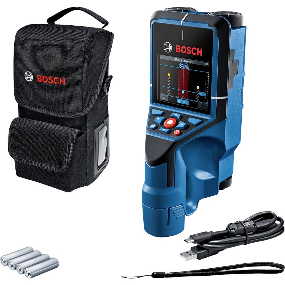 Bosch Professional detektor D-Tect 200 C 0601081600 Detekční hloubka (max.) 200 mm Druh materiálu železných kovů, dřeva,