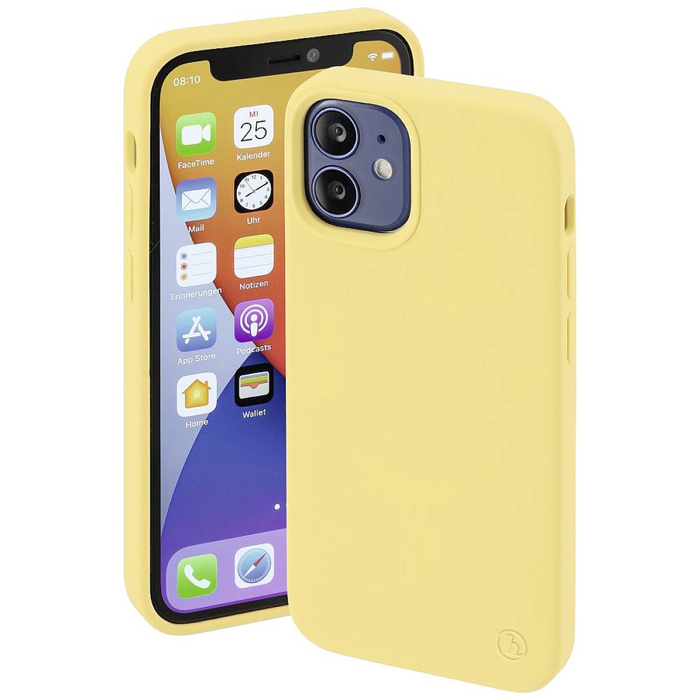 Hama MagCase Finest Feel PRO Cover Apple iPhone 12 mini žlutá Kompatibilní s MagSafe