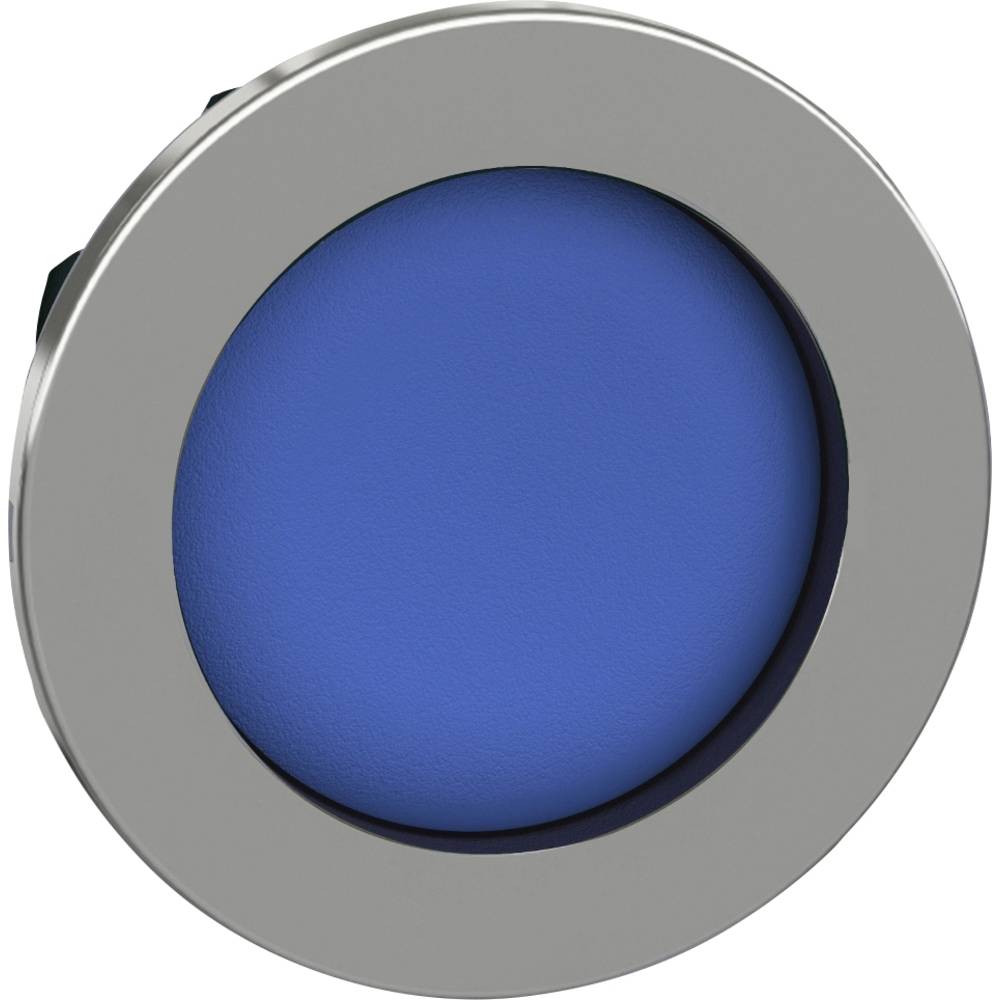 Schneider Electric ZB4FA66 přední prvek pro tlačítko plochý, nastavitelný (Ø) 30.5 mm bez potisku chrom, modrá 1 ks