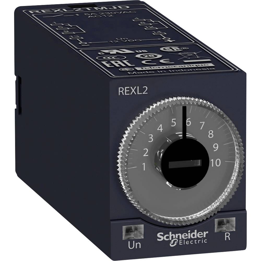 Schneider Electric REXL2TMBD časové relé, 0.1 s - 100 h, 5 A, 1 ks