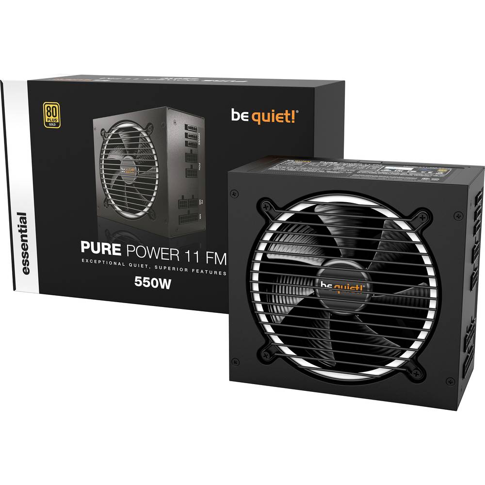 BeQuiet PURE POWER 11 FM 550W PC síťový zdroj 550 W ATX 80 PLUS® Gold