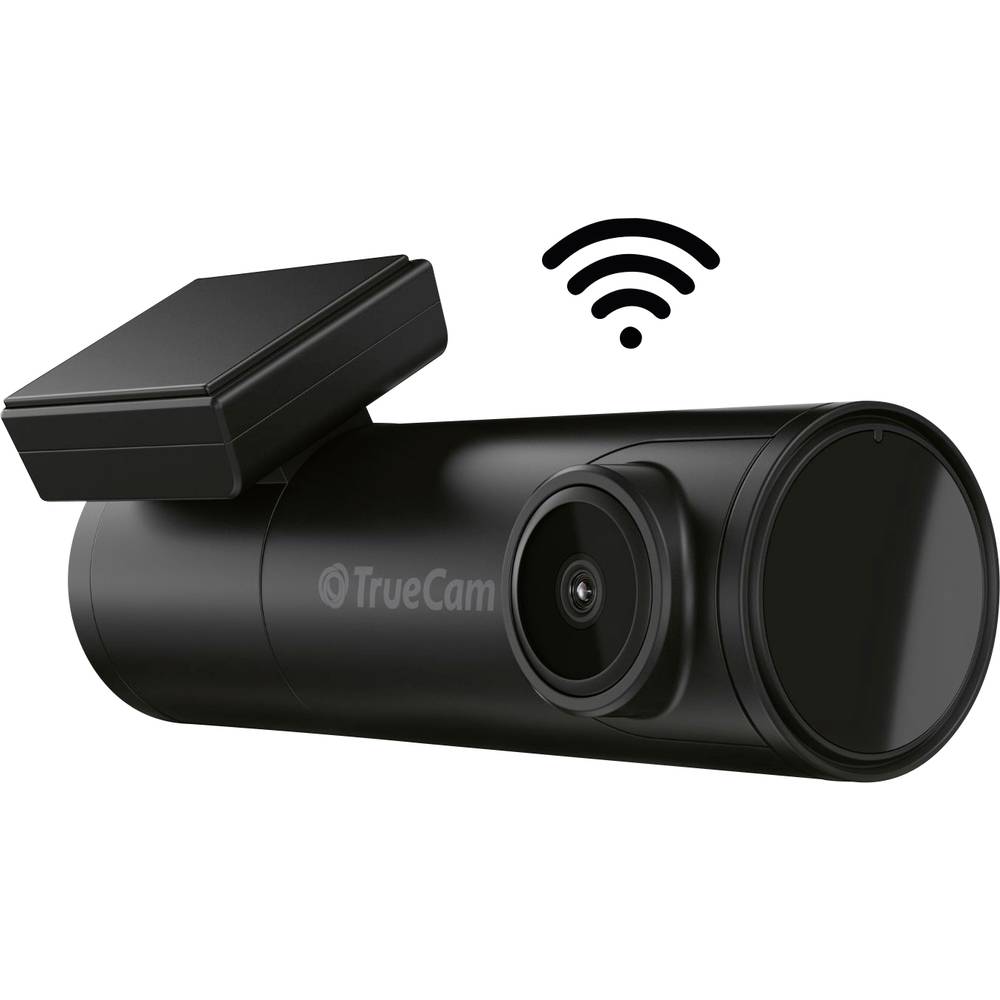 TrueCam H7 kamera za čelní sklo s GPS WLAN, automatický start, WDR, GPS s detekcí radaru, časová prodleva, G-senzor, záz
