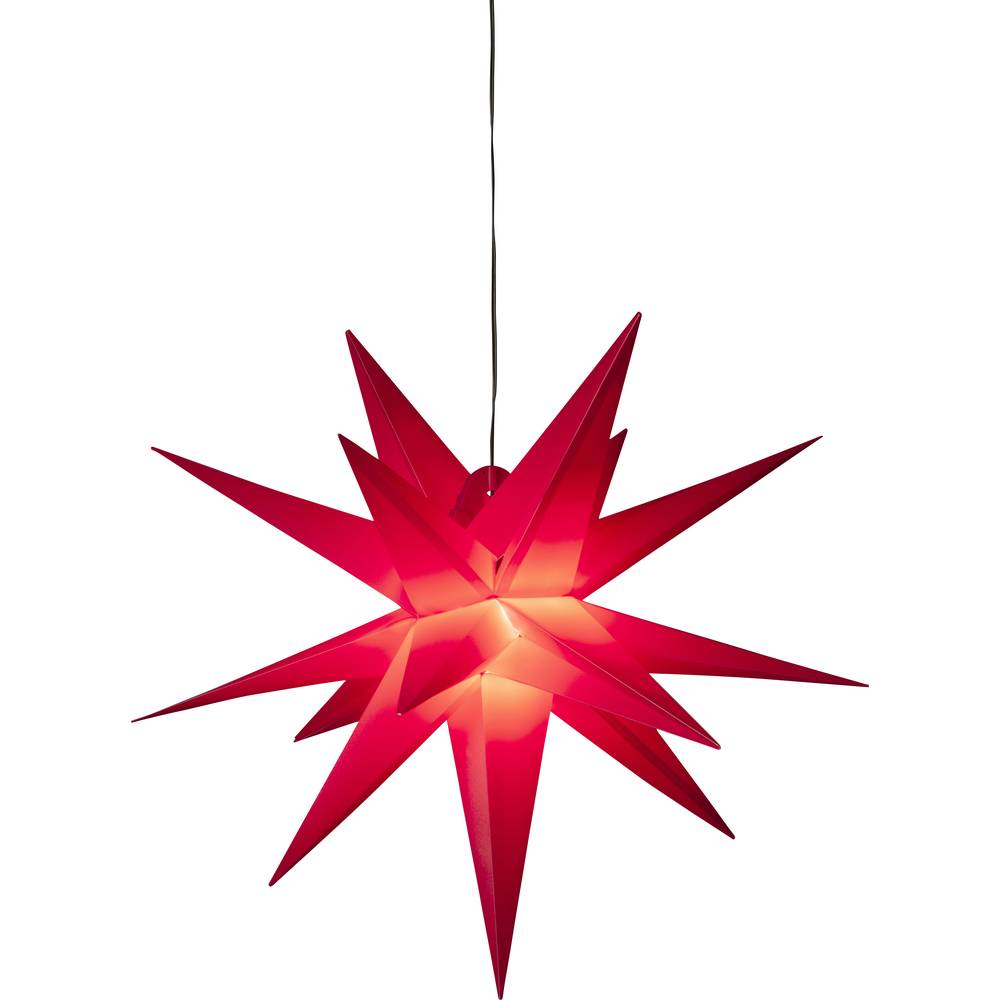 Konstsmide 5970-550 vánoční hvězda hvězda teplá bílá LED červená Energetická třída (EEK2021): G (A - G)