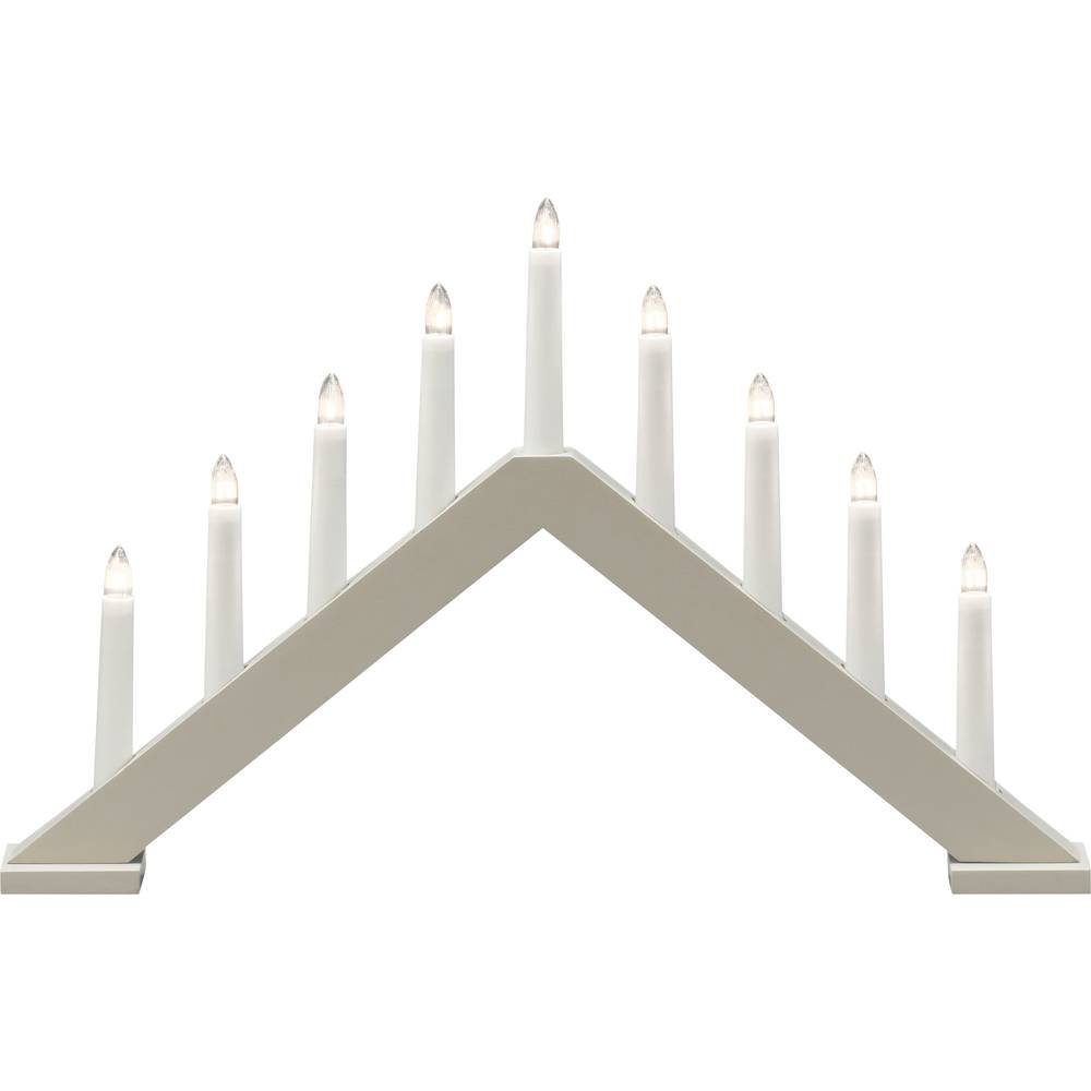 Konstsmide 3984-975 vánoční oblouk pyramida teplá bílá LED béžová (matná)