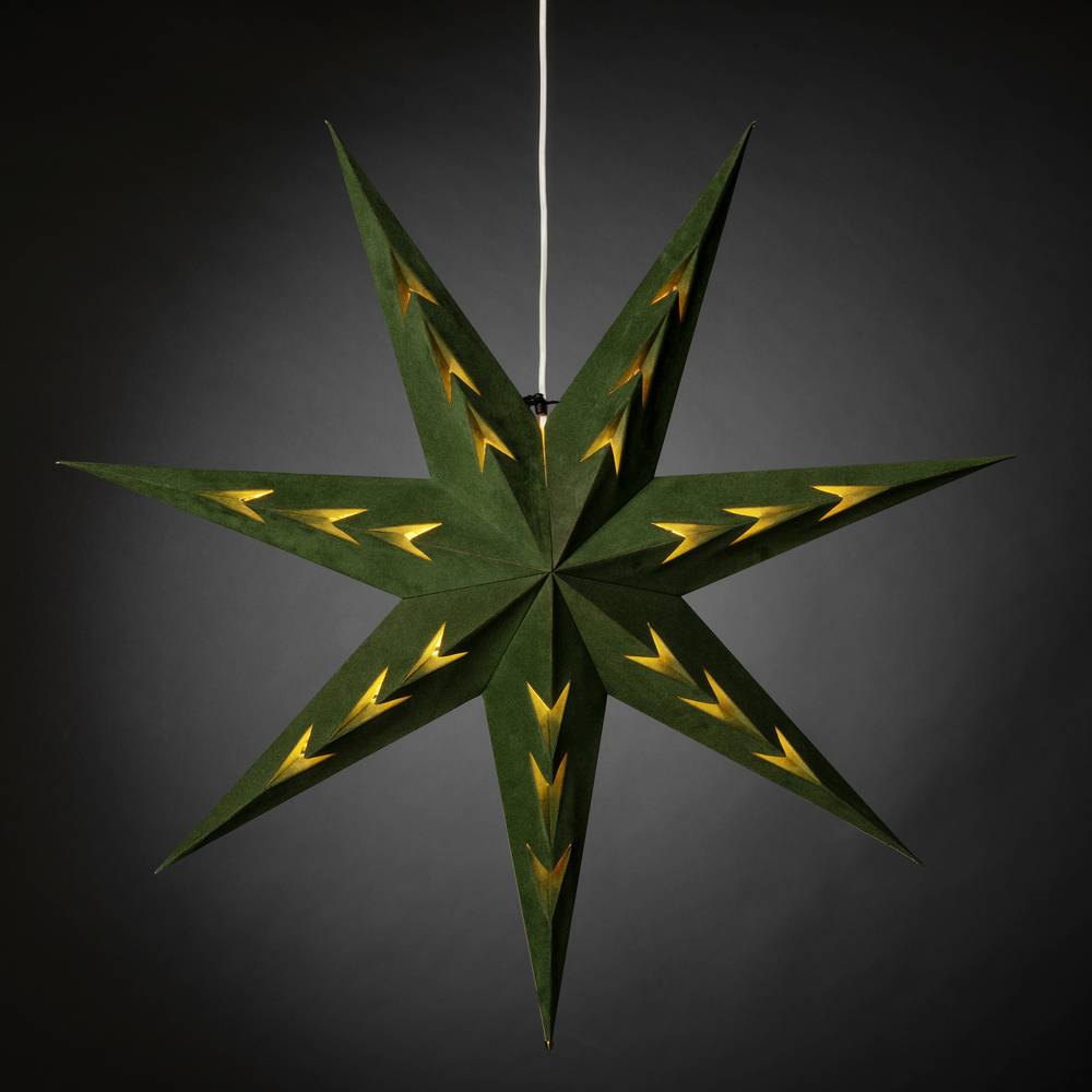 Konstsmide 5953-900 vánoční hvězda hvězda LED zelená