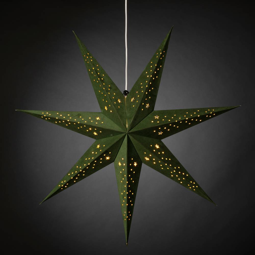 Konstsmide 5951-900 vánoční hvězda hvězda LED zelená