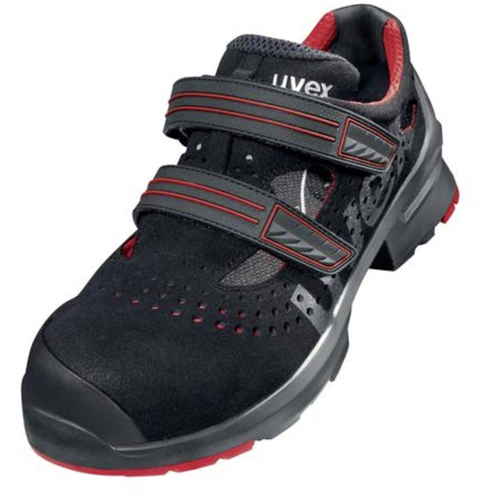 uvex 1 8536236 ESD bezpečnostní sandále S1P, velikost (EU) 36, červená/černá, 1 pár