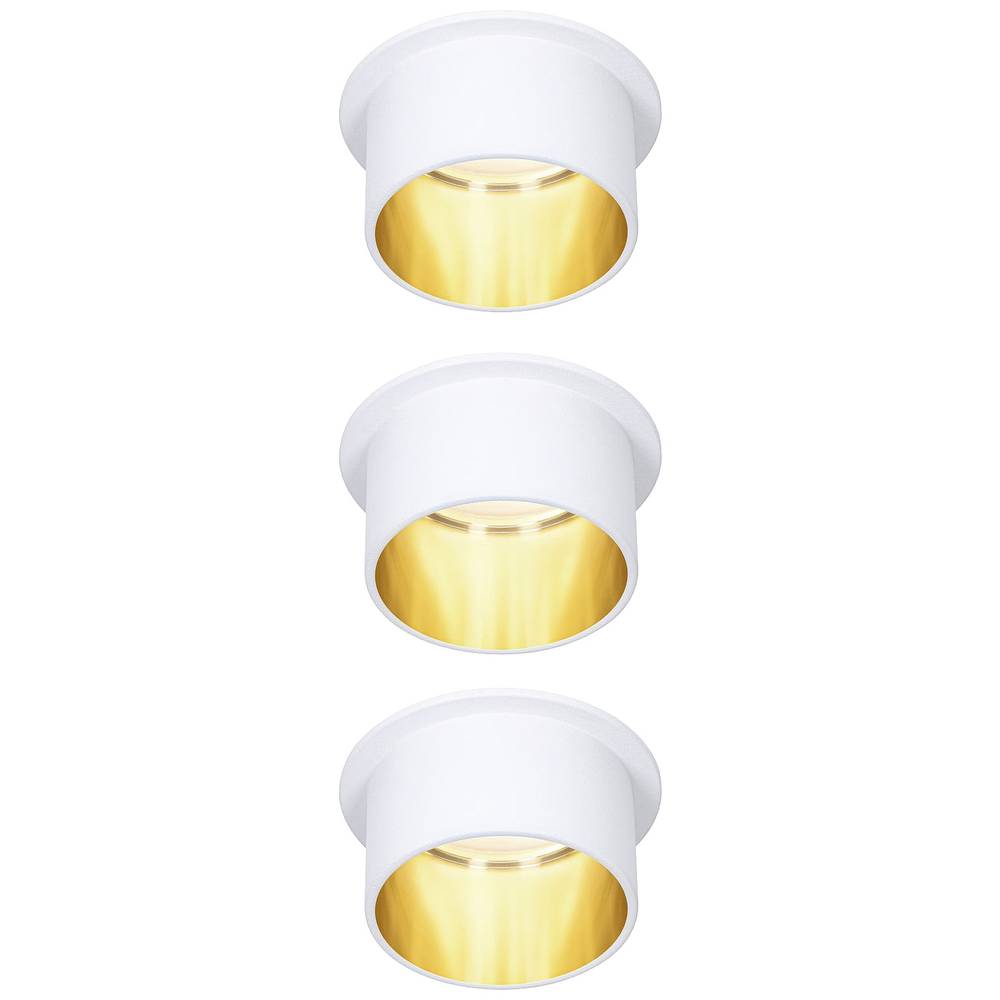 Paulmann 93381 PAULMANN LED vestavné svítidlo, LED, pevně vestavěné LED, 19.5 W, bílá (matná), zlatá