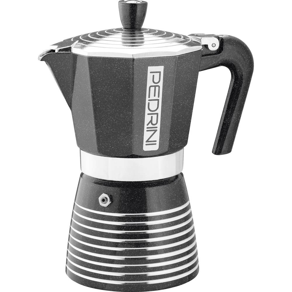 Infinity Rock kávovar na espresso a cappuccino černá/stříbrná připraví šálků najednou=6