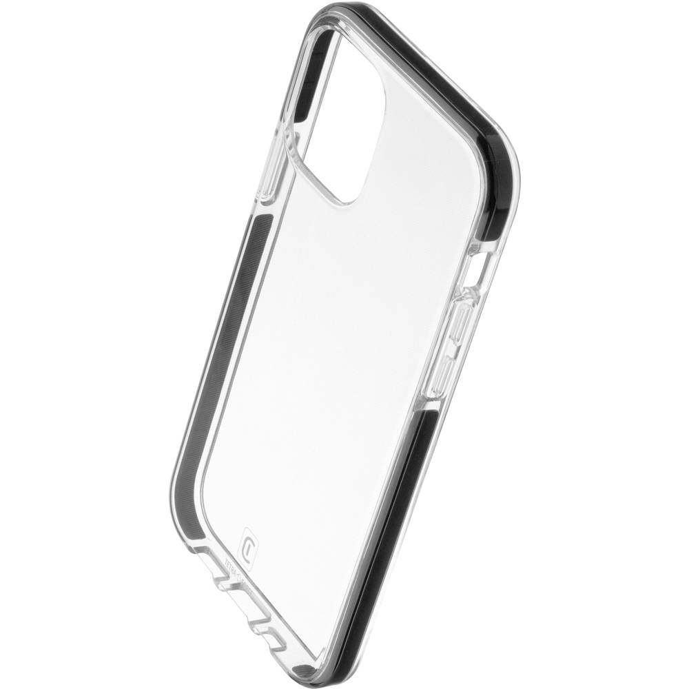 Cellularline zadní kryt na mobil Apple iPhone 12, iPhone 12 Pro černá, transparentní