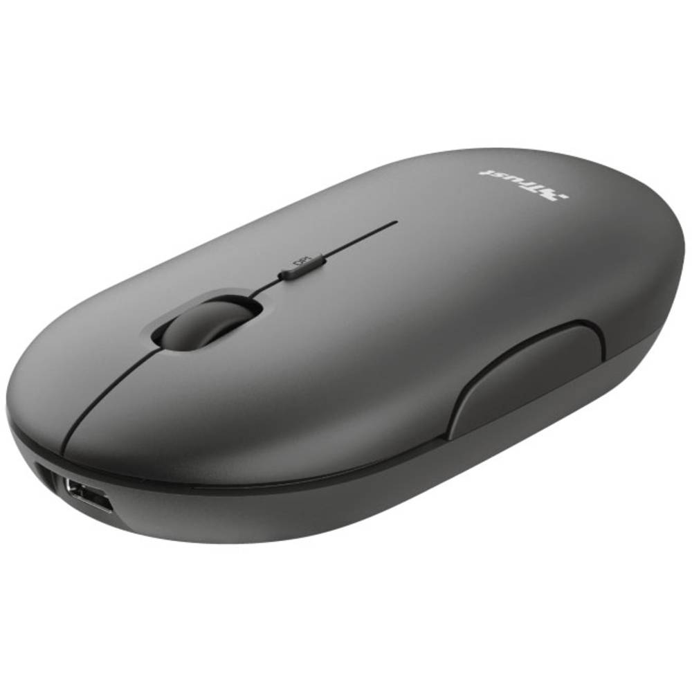Trust PUCK drátová myš Bluetooth®, bezdrátový optická černá 4 tlačítko 1600 dpi