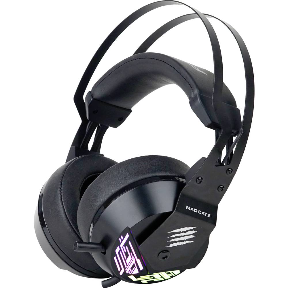 MadCatz F.R.E.Q. 4 Stereo Gaming Sluchátka Over Ear kabelová 7.1 Surround černá Potlačení hluku regulace hlasitosti, Vyp