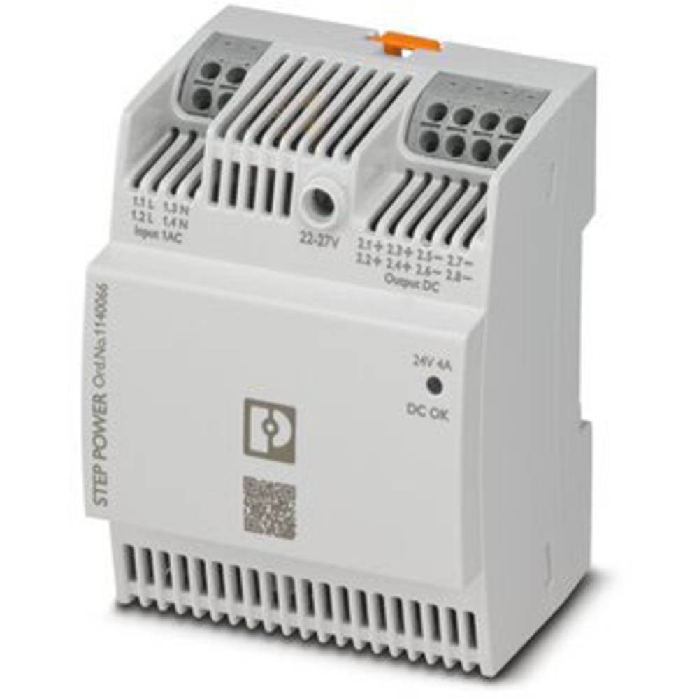 Phoenix Contact STEP3-PS/1AC/24DC/4/PT síťový zdroj na DIN lištu, 24 V/DC, 4 A, 96 W, výstupy 1 x