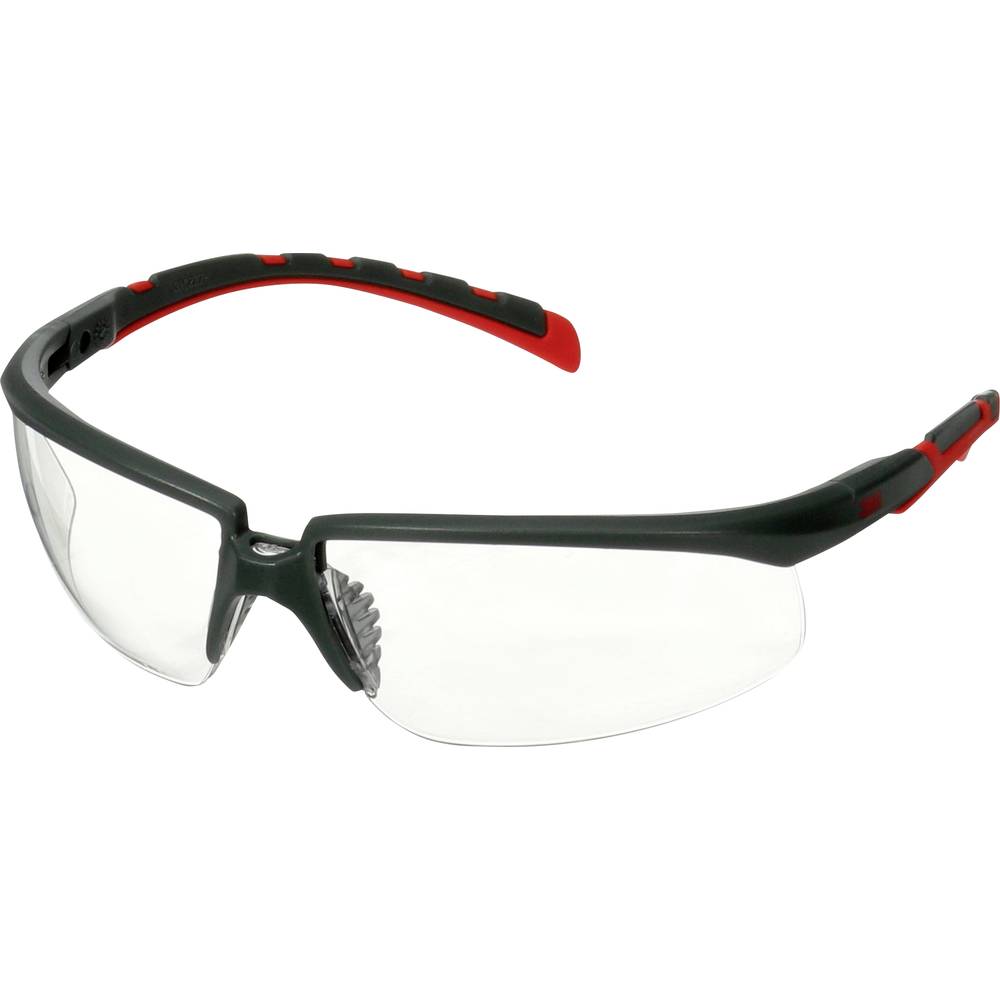 3M S2001SGAF-RED ochranné brýle vč. ochrany proti zamlžení, s ochranou proti poškrábání červená, šedá EN 166 DIN 166